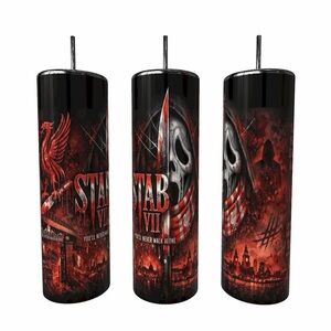 Stab 7 Ghost Face Tumbler